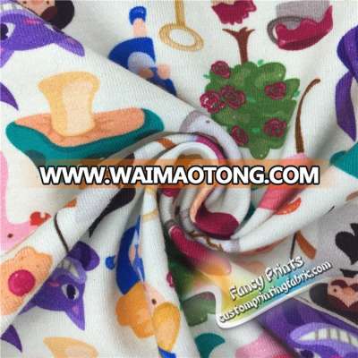 wholesale custom print 100% organic cotton fabric