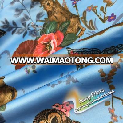 Factory directly scarf printing custom pure silk fabric